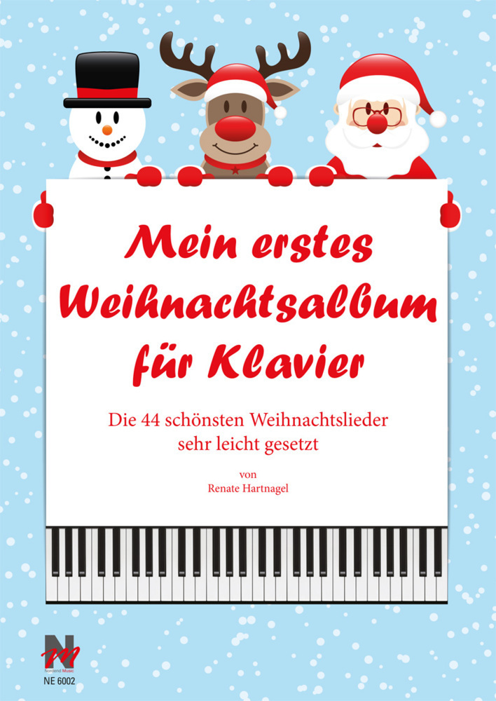 Cover: 9783981244830 | Mein erstes Weihnachtsalbum für Klavier | Renate Hartnagel | 2017