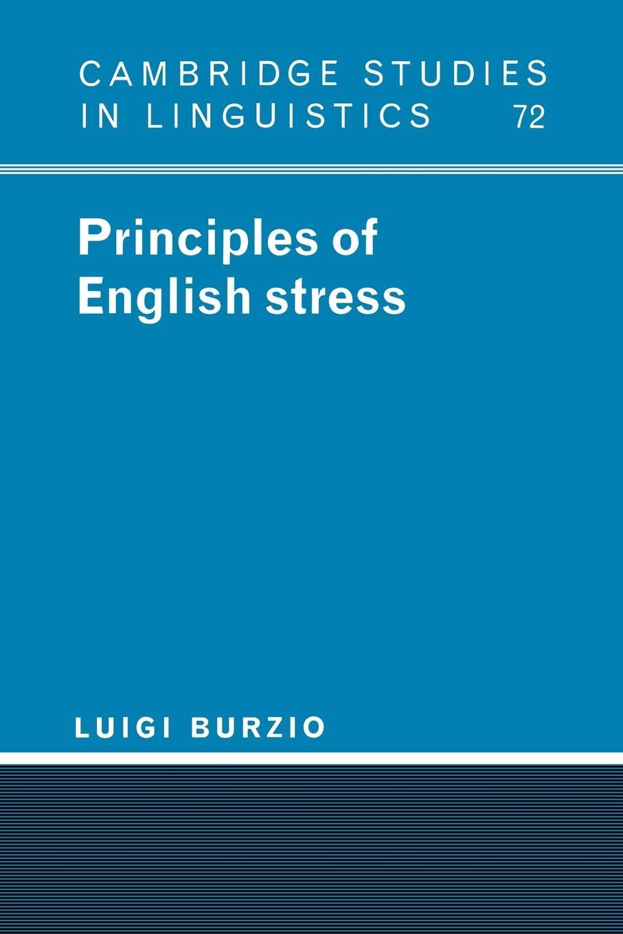 Cover: 9780521023801 | Principles of English Stress | Luigi Burzio | Taschenbuch | Paperback