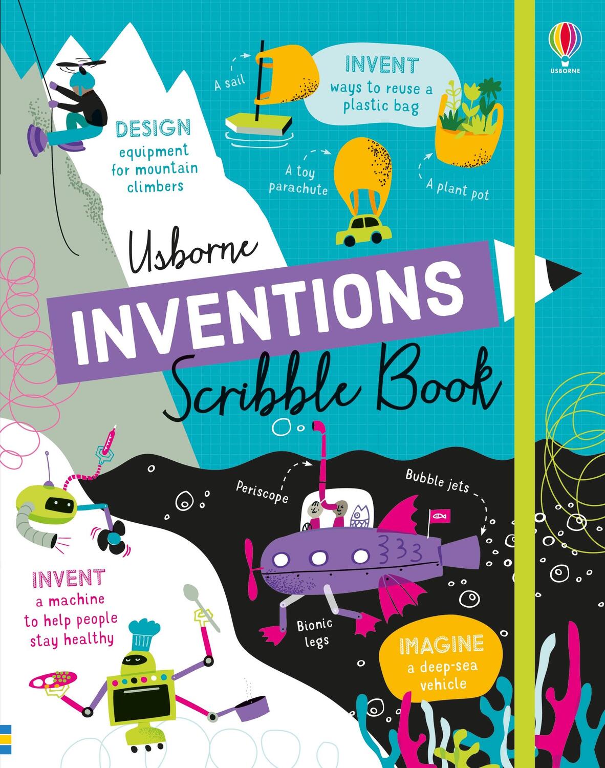 Cover: 9781474969000 | Inventions Scribble Book | Usborne | Buch | Scribble Books | Gebunden
