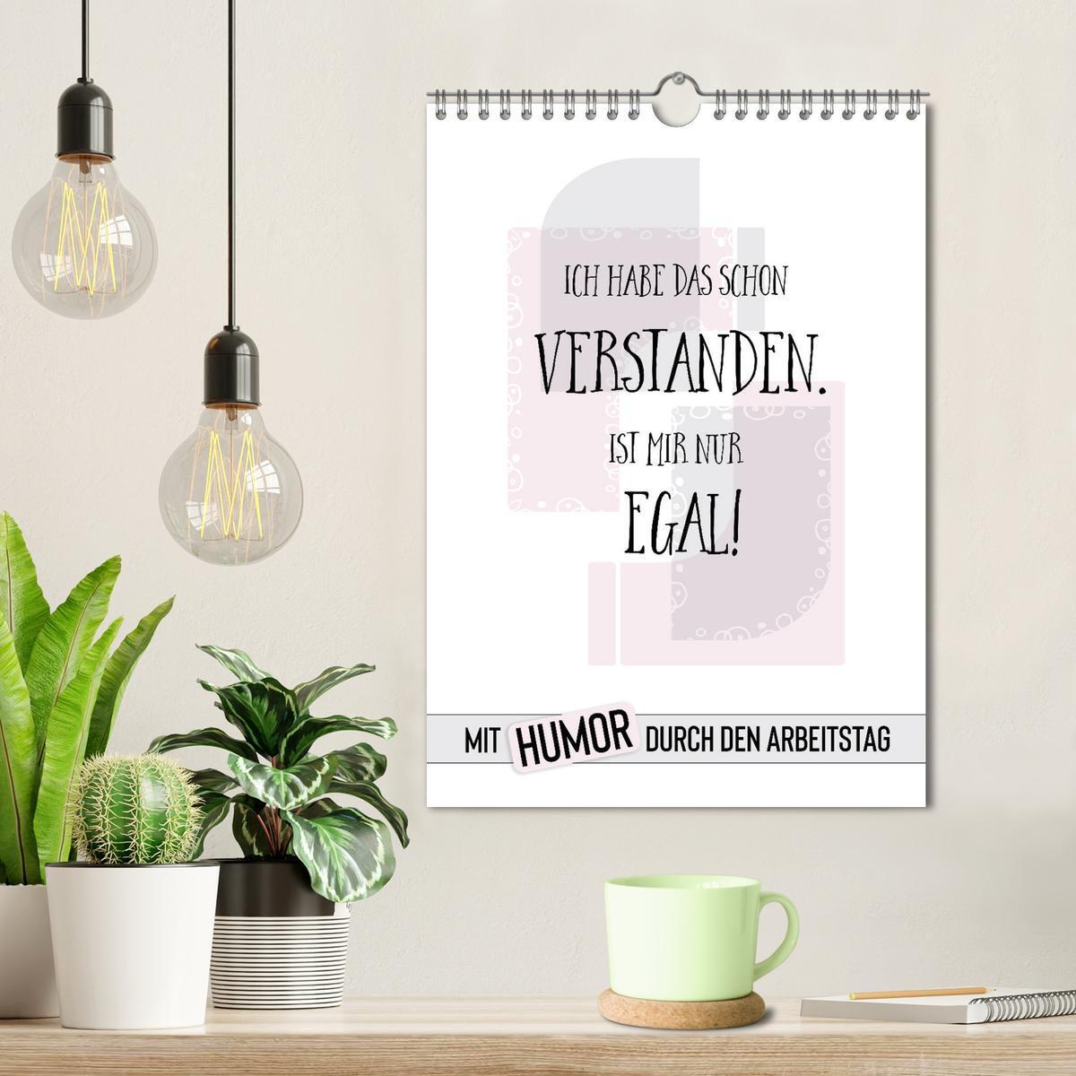 Bild: 9783435897261 | Mit Humor durch den Arbeitstag (Wandkalender 2025 DIN A4 hoch),...