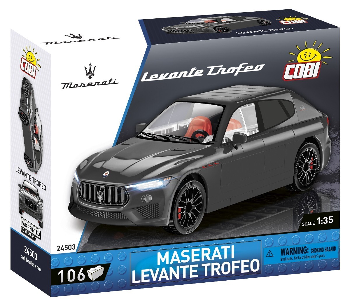 Cover: 5902251245030 | COBI 24503 - Maserati Levante Trofeo, 106 Klemmbausteine, Maßstab 1.35