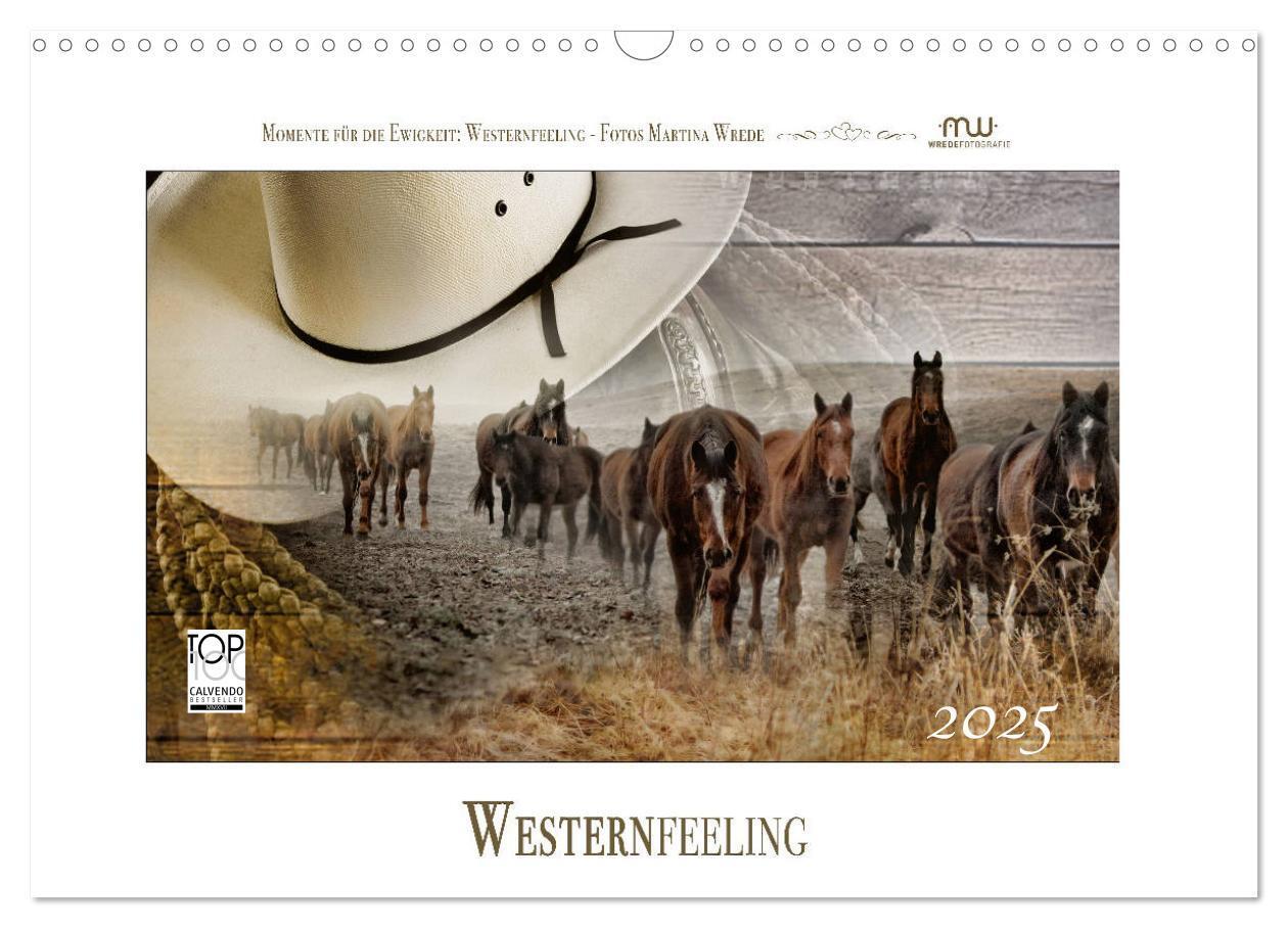 Cover: 9783435490103 | Western-Feeling (Wandkalender 2025 DIN A3 quer), CALVENDO...