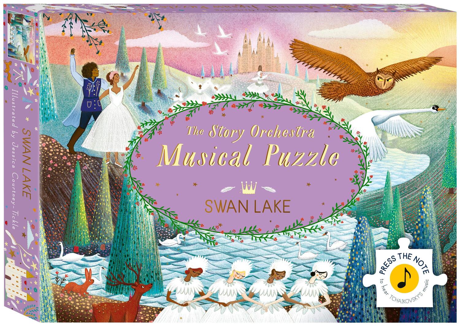 Cover: 9780711287075 | The Story Orchestra: Swan Lake: Musical Puzzle | Courtney-Tickle