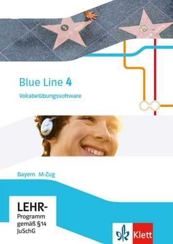 Cover: 9783125484641 | Blue Line 4 M-Zug. Ausgabe Bayern. Vokabelübungssoftware CD-ROM...