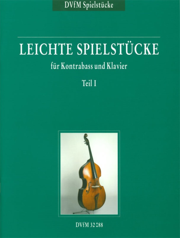 Cover: 9790200426335 | Leichte Spielstücke Band 1 für Kontrabaß und Klavier