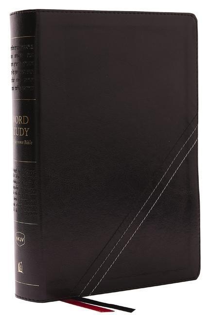 Cover: 9780785292821 | NKJV, Word Study Reference Bible, Leathersoft, Black, Red Letter,...