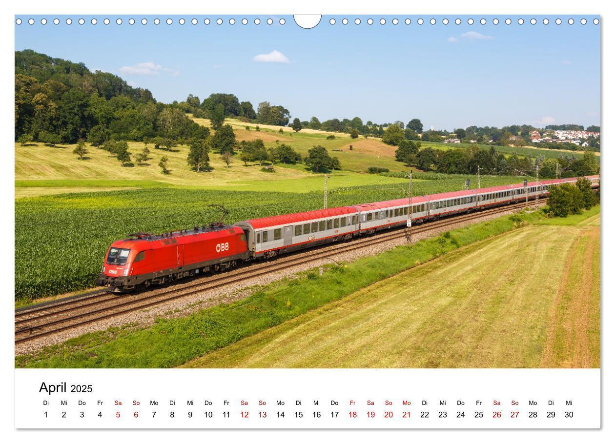 Bild: 9783435035304 | Eisenbahn in Deutschland (Wandkalender 2025 DIN A3 quer), CALVENDO...