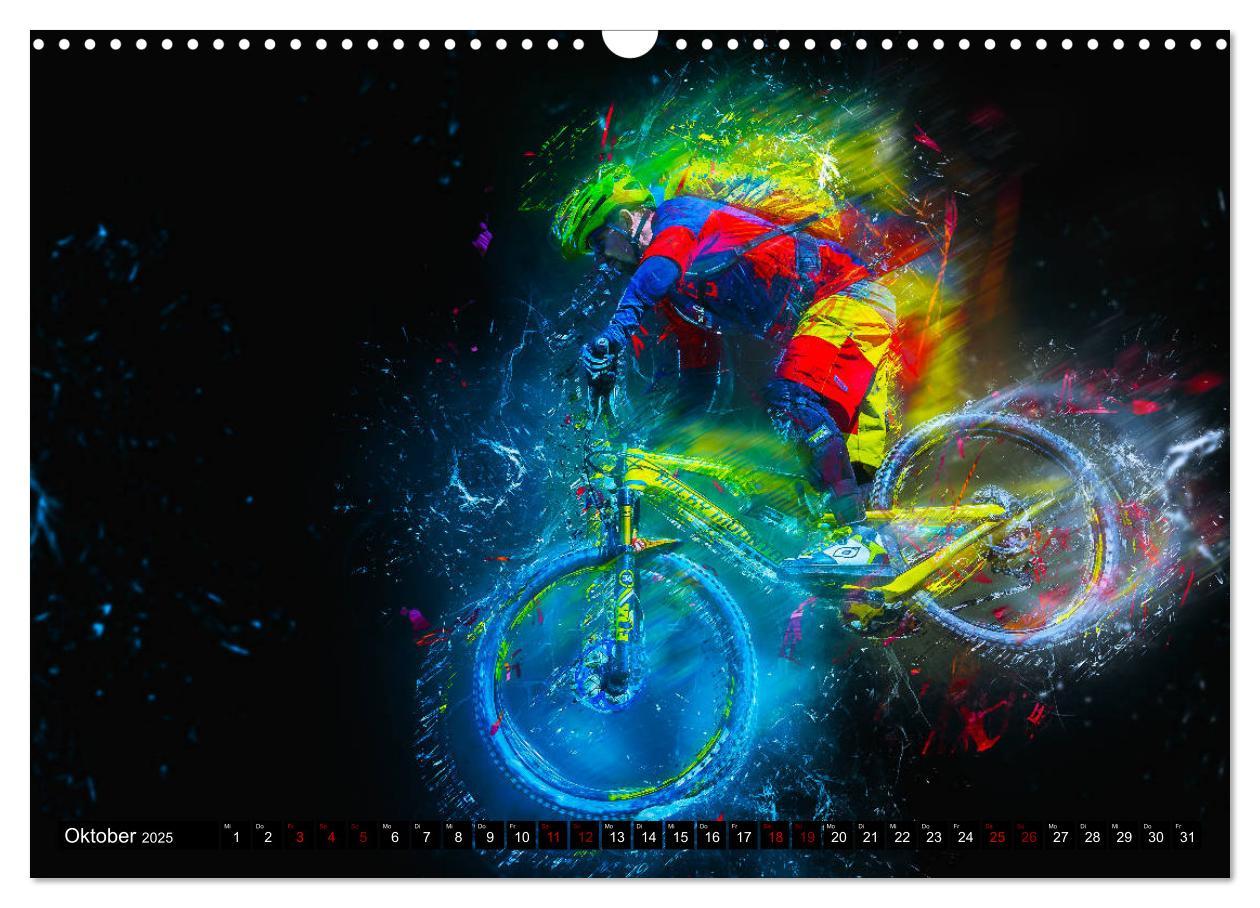 Bild: 9783435432646 | Downhill Explosion (Wandkalender 2025 DIN A3 quer), CALVENDO...