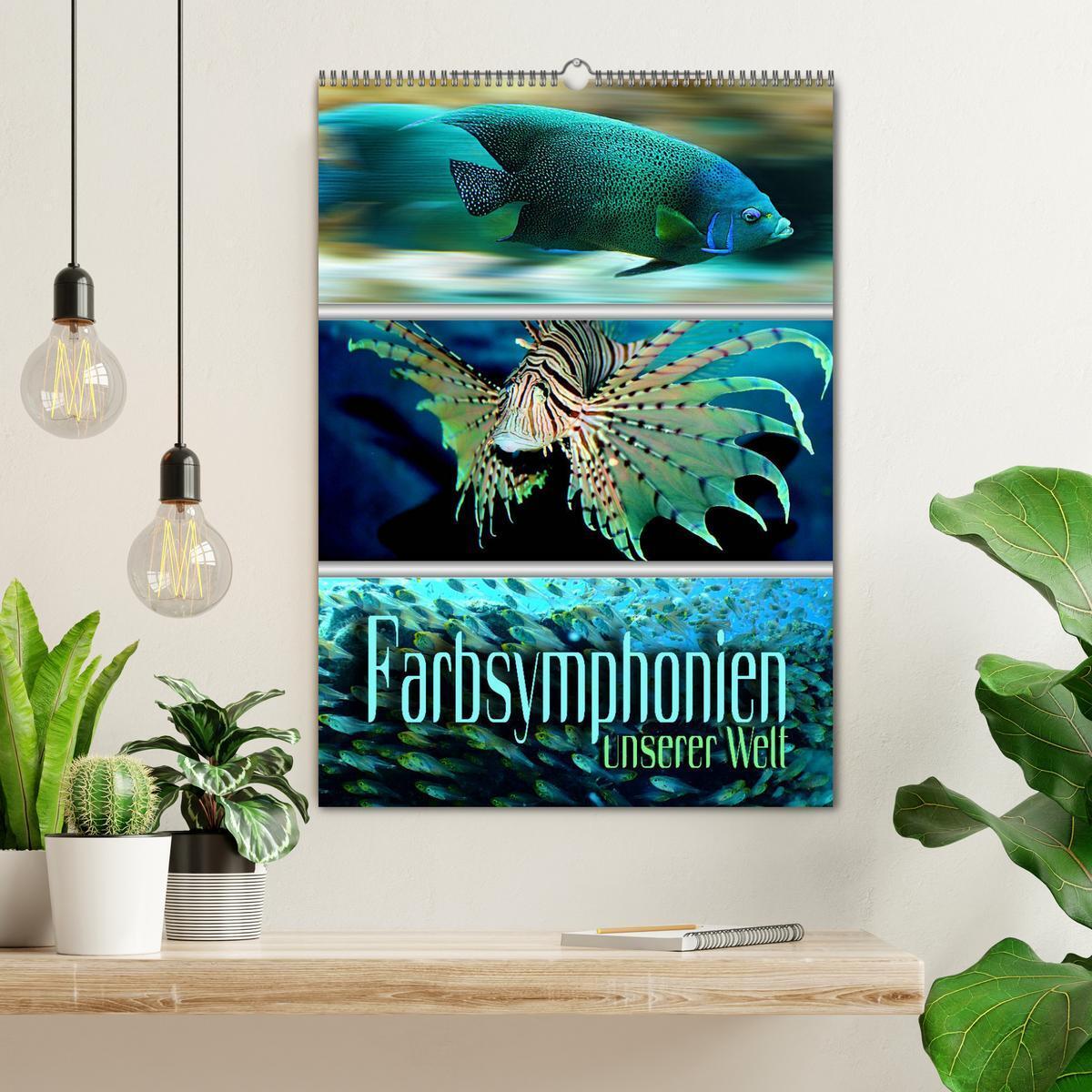 Bild: 9783435910861 | Farbsymphonien unserer Welt (Wandkalender 2025 DIN A2 hoch),...