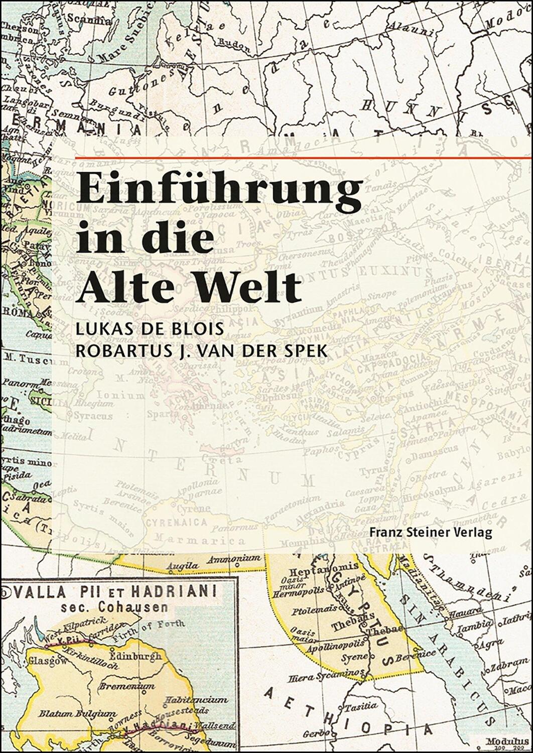 Cover: 9783515101905 | Einführung in die Alte Welt | Lukas de Blois (u. a.) | Taschenbuch