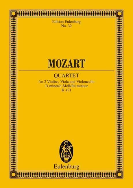 Cover: 9783795768317 | Streichquartett d-Moll | Wolfgang Amadeus Mozart | Buch | 36 S.