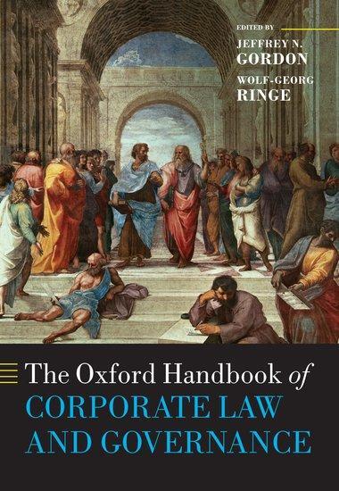 Cover: 9780198743699 | The Oxford Handbook of Corporate Law and Governance | Gordon (u. a.)