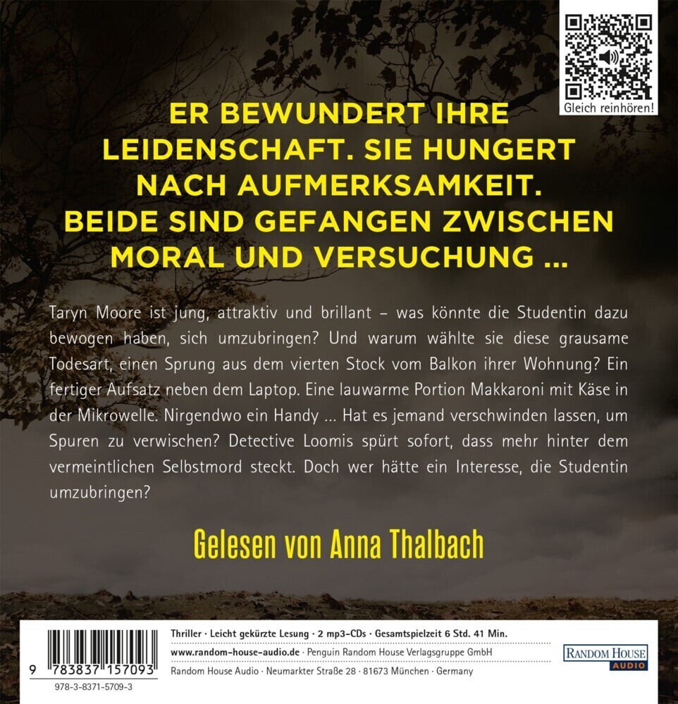 Bild: 9783837157093 | Die Studentin, 2 Audio-CD, 2 MP3 | Tess Gerritsen (u. a.) | Audio-CD