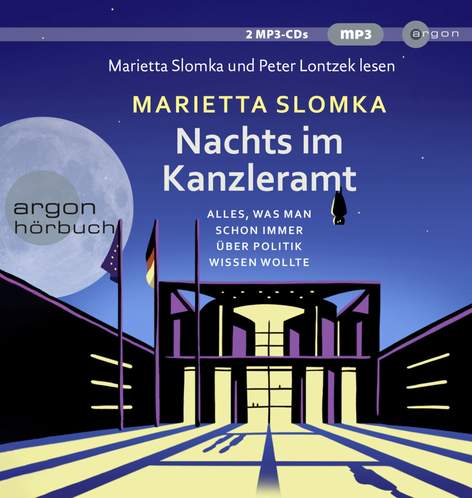 Cover: 9783839819746 | Nachts im Kanzleramt, 2 Audio-CD, 2 MP3 | Marietta Slomka | Audio-CD