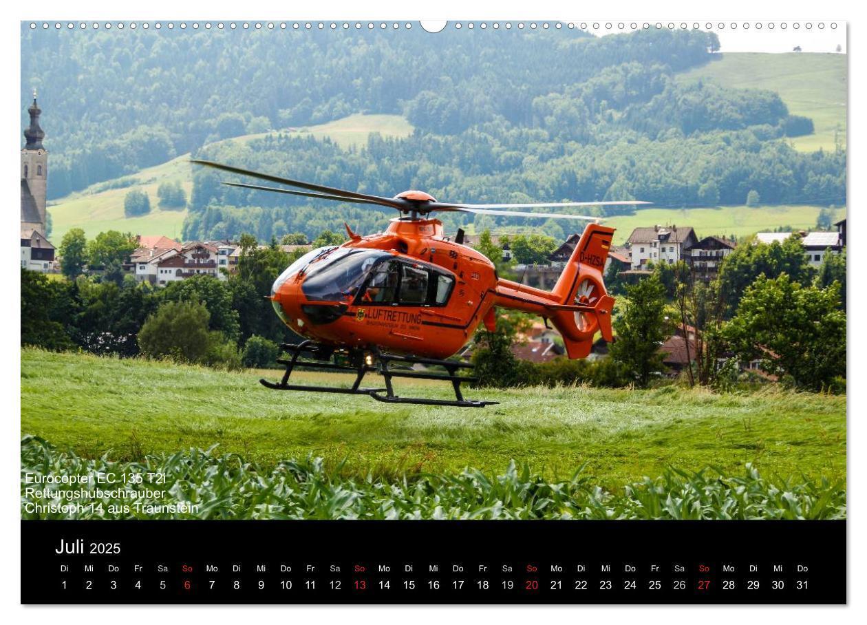 Bild: 9783435785605 | Hubschrauber im Einsatz (Wandkalender 2025 DIN A2 quer), CALVENDO...