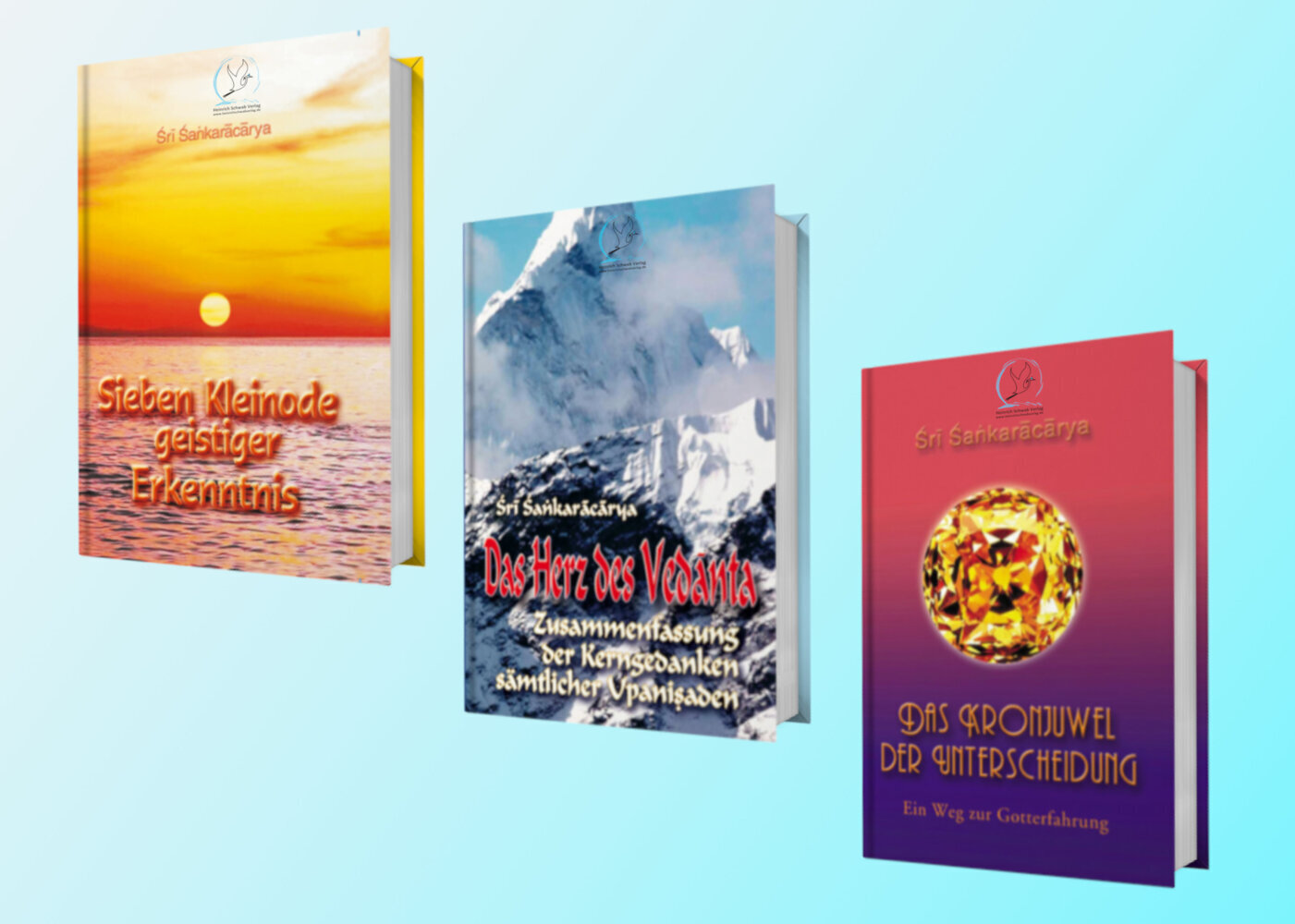 Cover: 9783796405709 | Triologie Sri Shankaracharya, 3 Teile | Heinrich Schwab Verlag | Buch