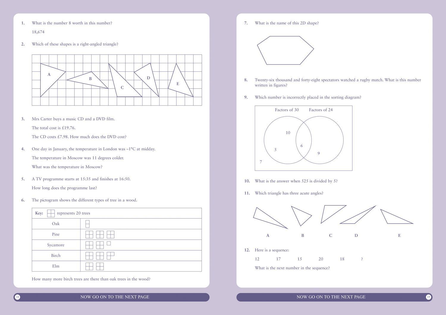 Bild: 9781844197163 | 11+ Maths Practice Papers Book 1 | For the 2024 Gl Assessment Tests