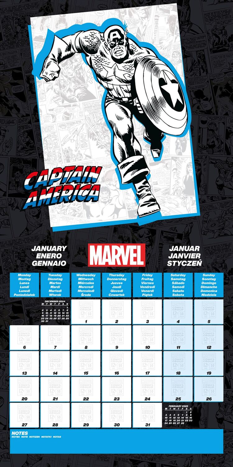 Bild: 9781804231494 | MARVEL 2025 - Broschürenkalender 30x30 | Kalender | 16 S. | Deutsch