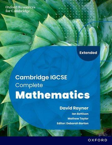 Cover: 9781382042529 | Cambridge IGCSE Complete Mathematics Extended: Student Book Sixth...