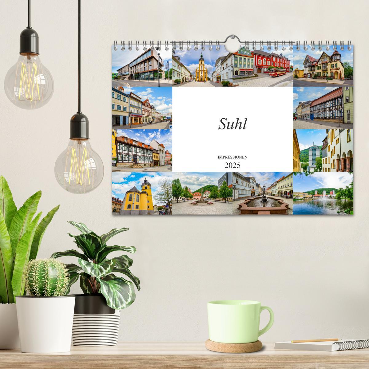 Bild: 9783435229789 | Suhl Impressionen (Wandkalender 2025 DIN A4 quer), CALVENDO...