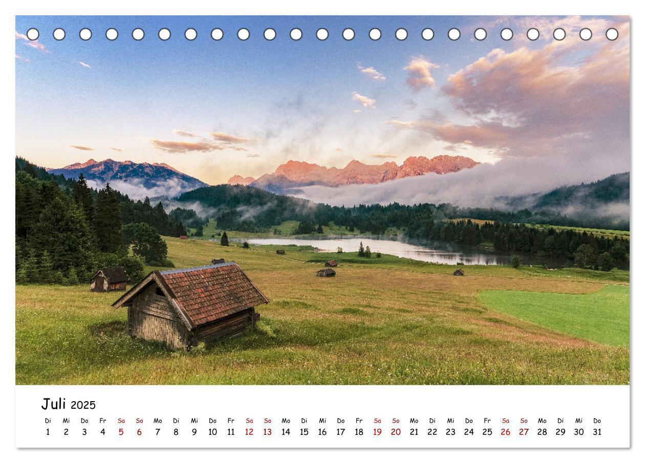 Bild: 9783435007356 | Schönste Berge der Alpen (Tischkalender 2025 DIN A5 quer), CALVENDO...