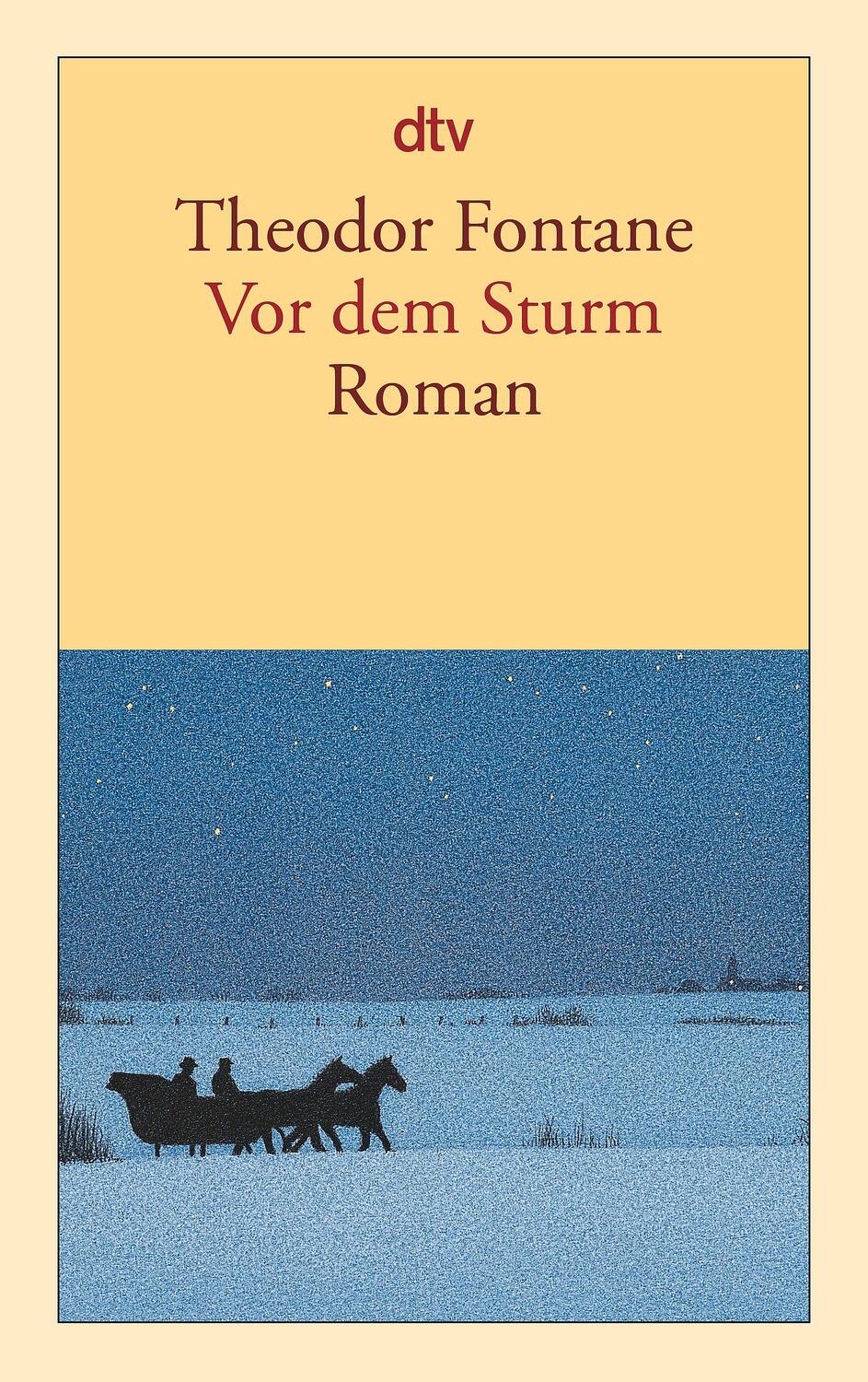 Cover: 9783423132770 | Vor dem Sturm | Roman aus dem Winter 1812 auf 13 | Theodor Fontane
