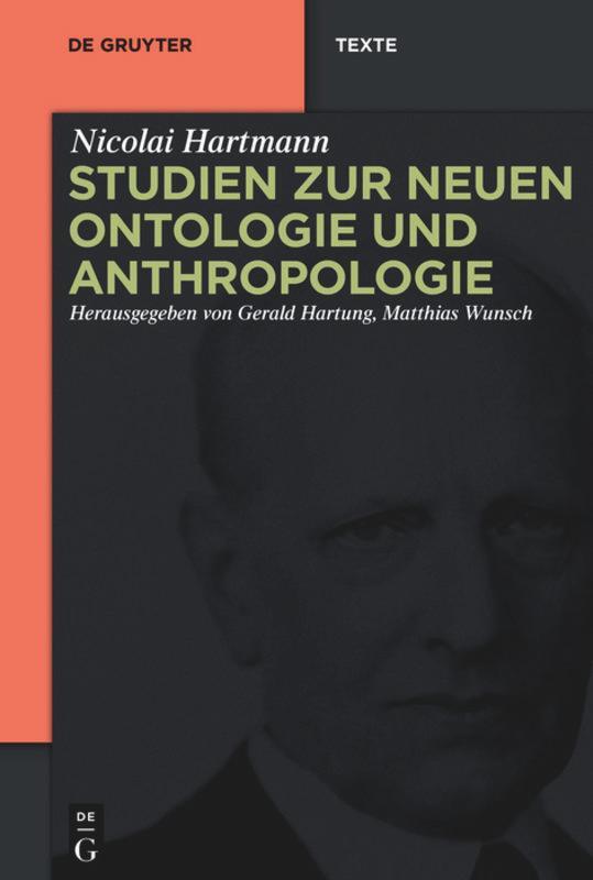 Cover: 9783110291193 | Studien zur Neuen Ontologie und Anthropologie | Nicolai Hartmann