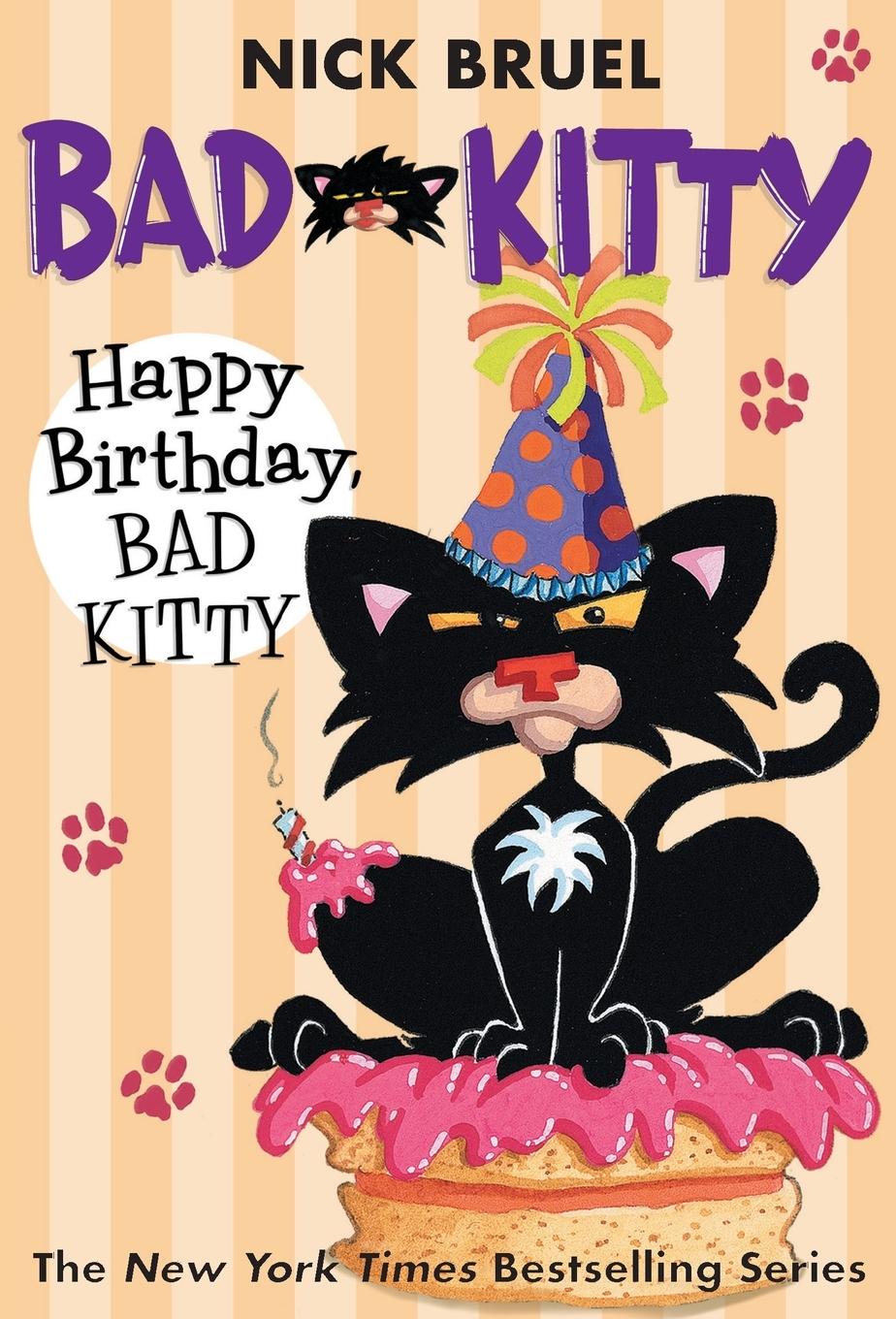 Cover: 9780312629021 | Happy Birthday, Bad Kitty (paperback black-and-white edition) | Bruel