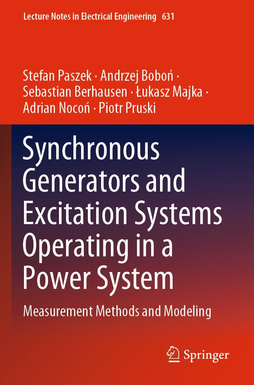 Cover: 9783030379780 | Synchronous Generators and Excitation Systems Operating in a Power...