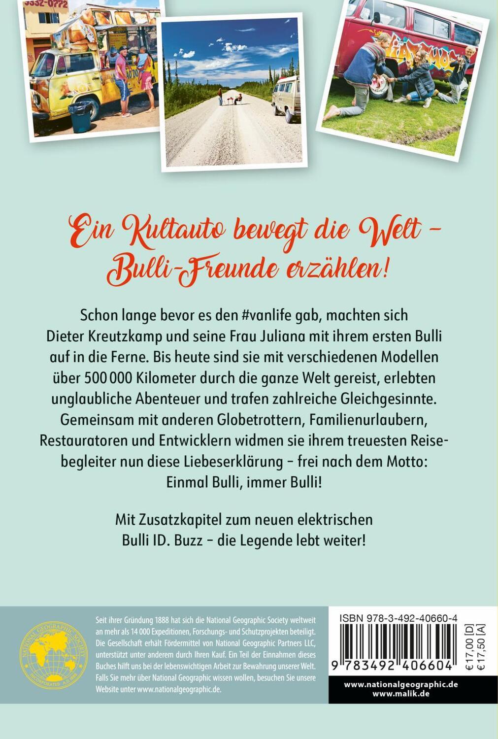 Rückseite: 9783492406604 | Bulli! Freiheit auf vier Rädern | Dieter Kreutzkamp | Taschenbuch
