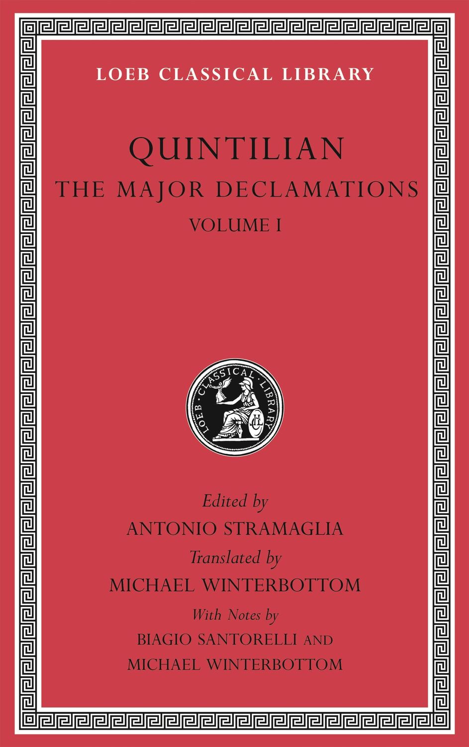 Cover: 9780674997400 | The Major Declamations, Volume I | Quintilian | Buch | Gebunden | 2021