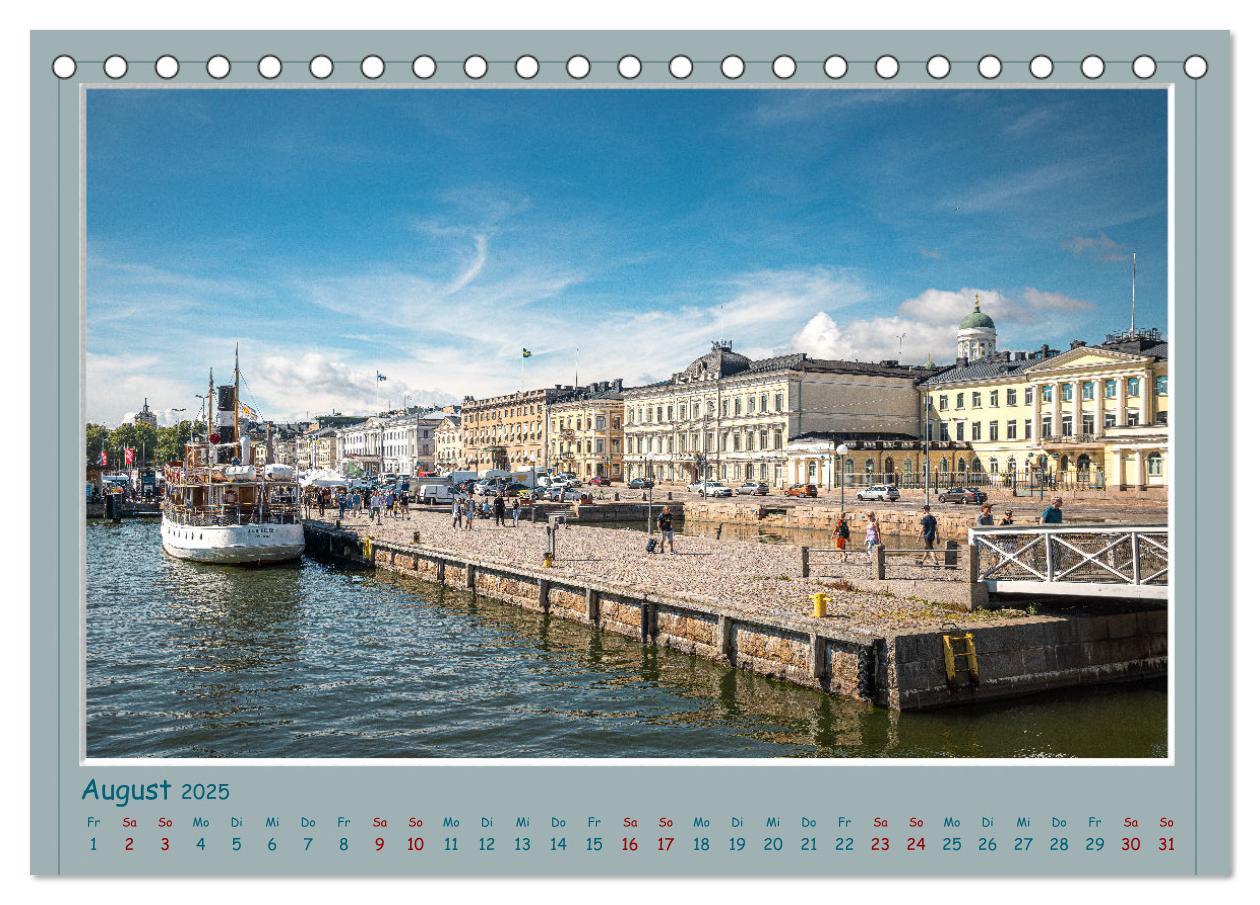 Bild: 9783383944734 | HELSINKI CITY (Tischkalender 2025 DIN A5 quer), CALVENDO...