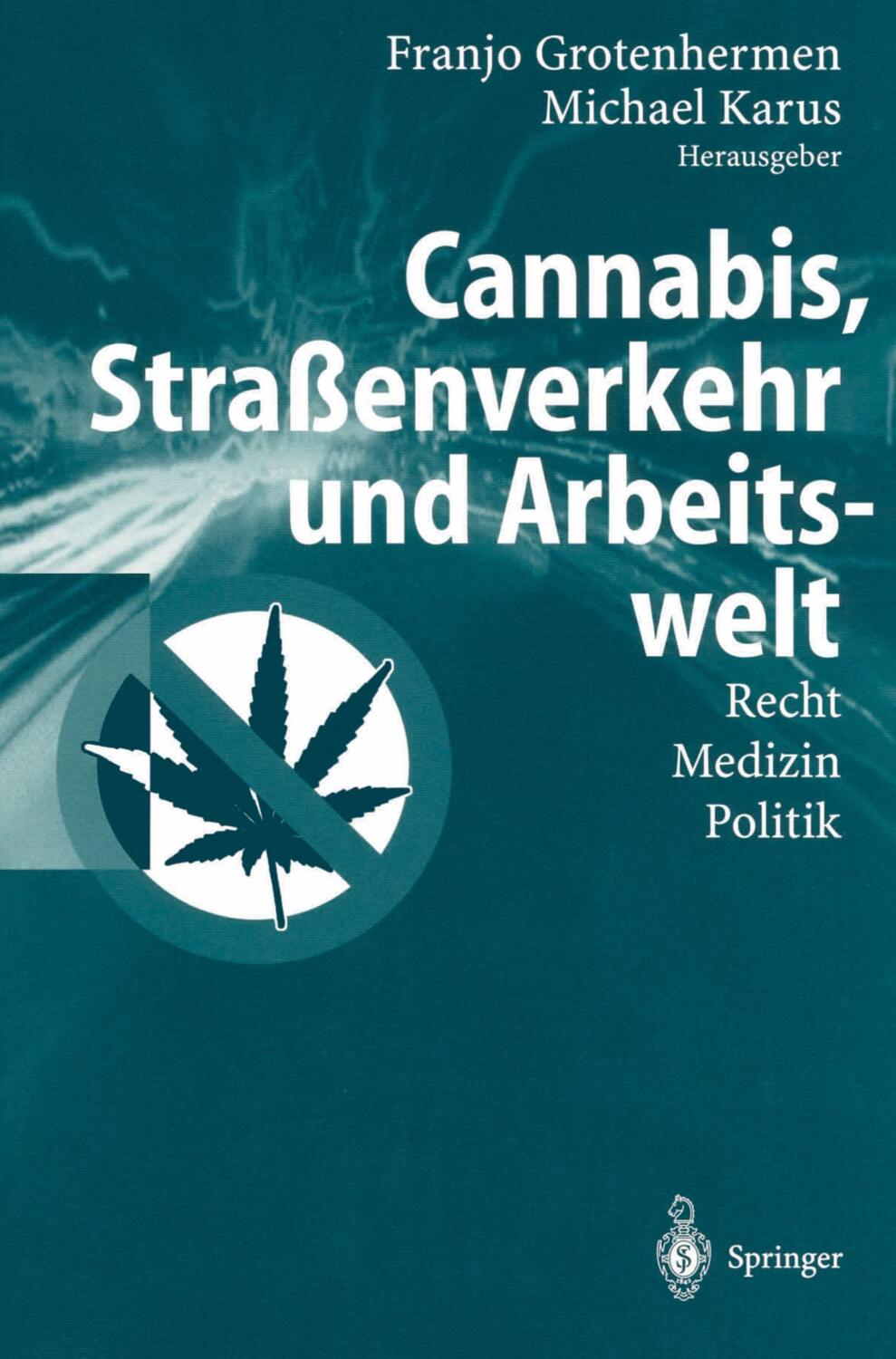 Cover: 9783540426899 | Cannabis, Straßenverkehr und Arbeitswelt | Recht - Medizin - Politik