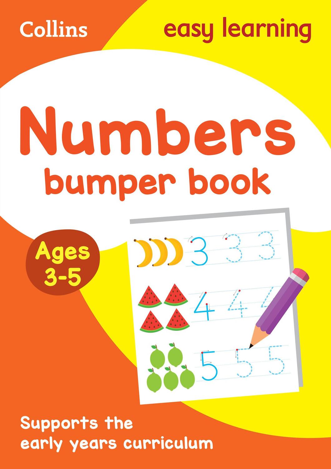 Cover: 9780008275426 | Numbers Bumper Book Ages 3-5 | Ideal for Home Learning | Learning