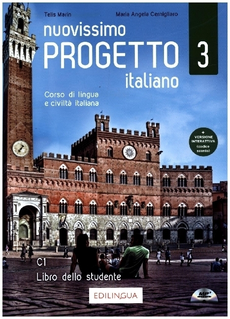 Cover: 9788899358983 | Nuovissimo Progetto italiano 3 - Libro dello studente | Marin | MP3