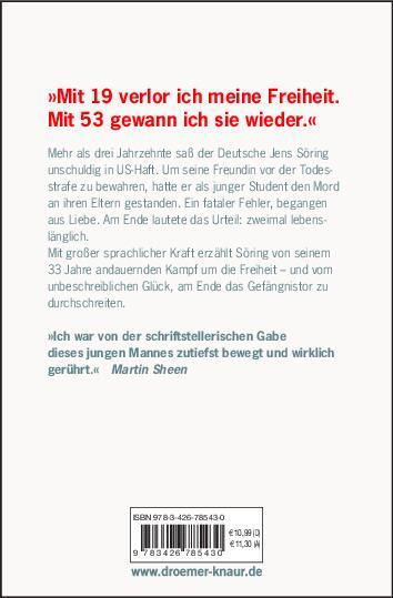 Rückseite: 9783426785430 | Nicht schuldig! | Jens Söring | Taschenbuch | 416 S. | Deutsch | 2016