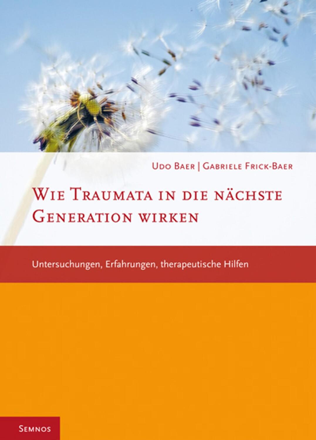 Cover: 9783934933330 | Wie Traumata in die nächste Generation wirken | Udo Baer (u. a.)