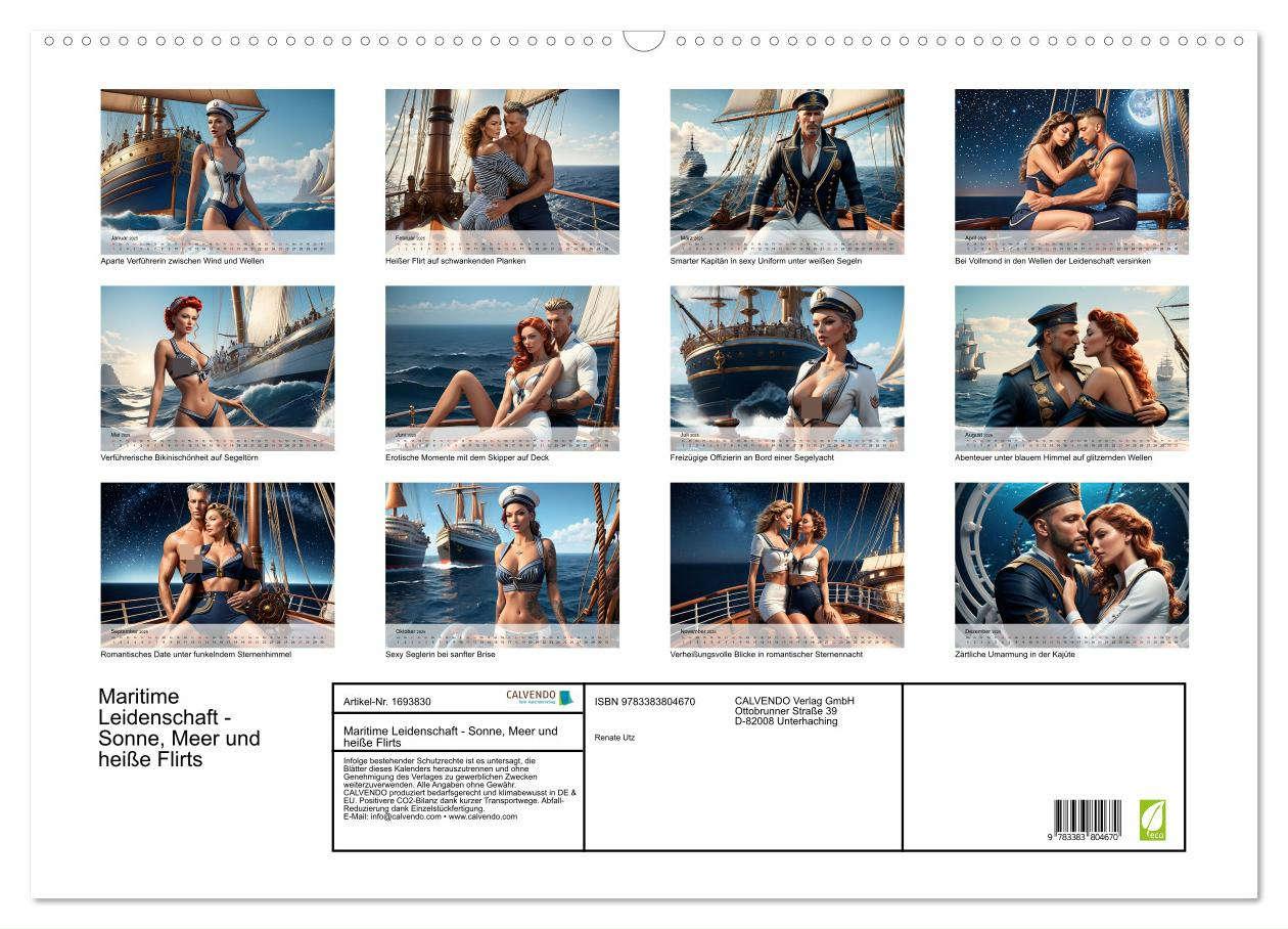 Bild: 9783383804670 | Maritime Leidenschaft - Sonne, Meer und heiße Flirts (Wandkalender...