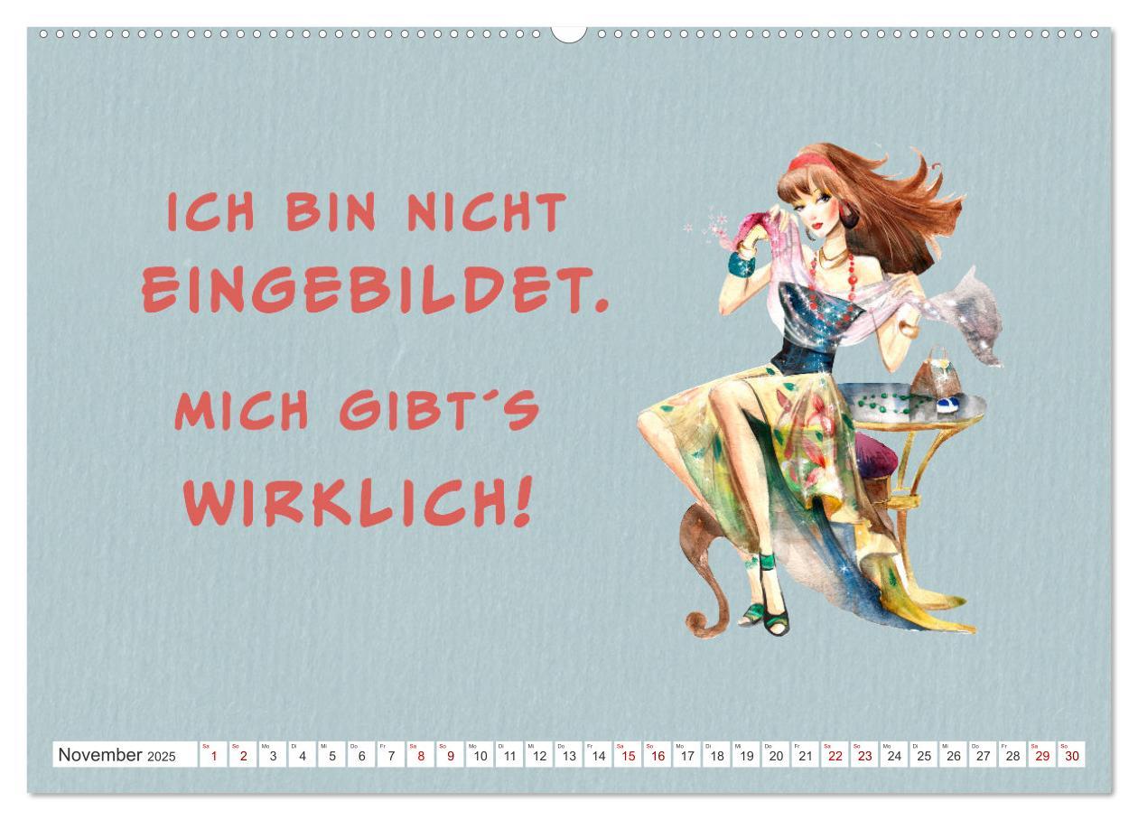 Bild: 9783383927256 | Frech aber ehrlich (Wandkalender 2025 DIN A2 quer), CALVENDO...