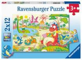 Cover: 4005556052462 | Ravensburger Kinderpuzzle - Lieblingsdinos- 2x12 Teile Puzzle für...