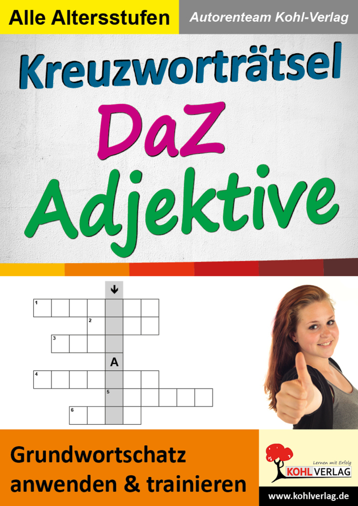 Cover: 9783960400615 | Kreuzworträtsel DaZ - Adjektive | Taschenbuch | 2016