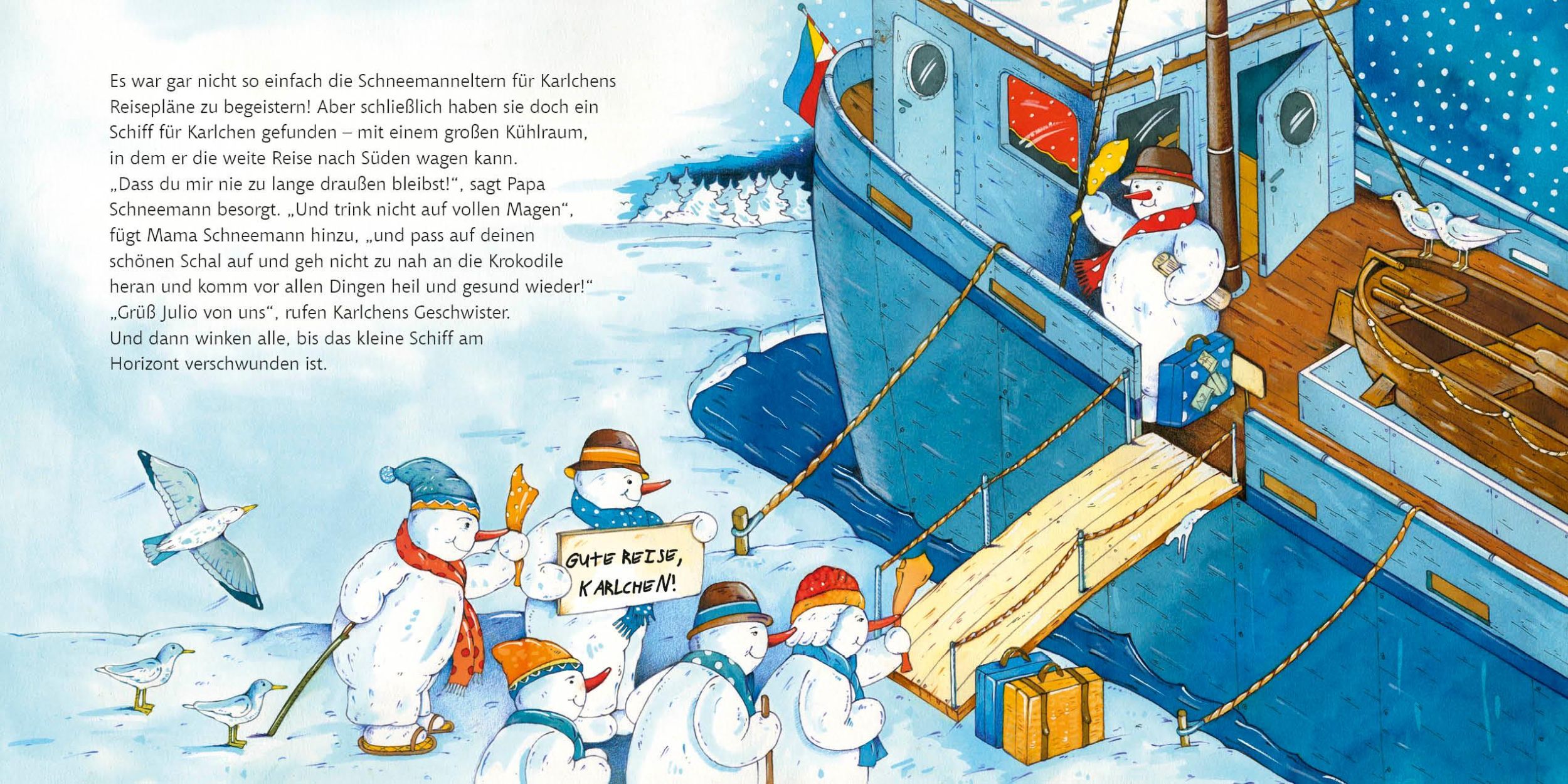 Bild: 9783963040443 | Schneemann Karlchen - Auf großer Fahrt | Angelica Rissmann | Buch