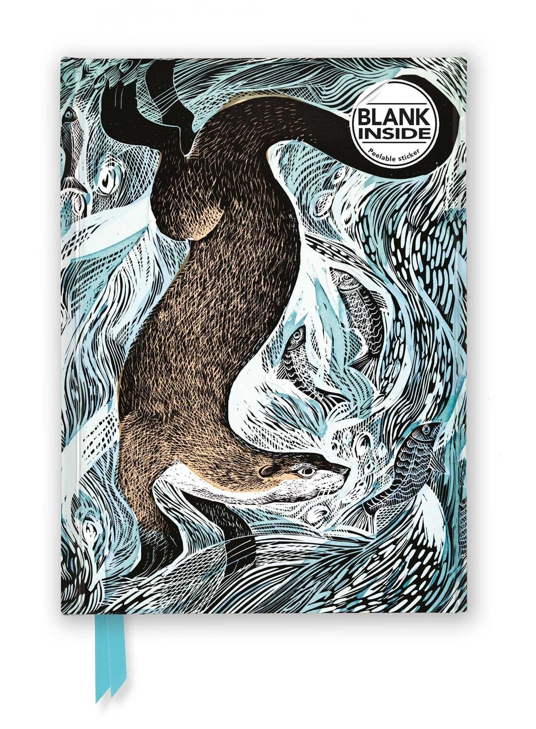 Cover: 9781804175231 | Angela Harding: Fishing Otter (Foiled Blank Journal) | Buch | Englisch