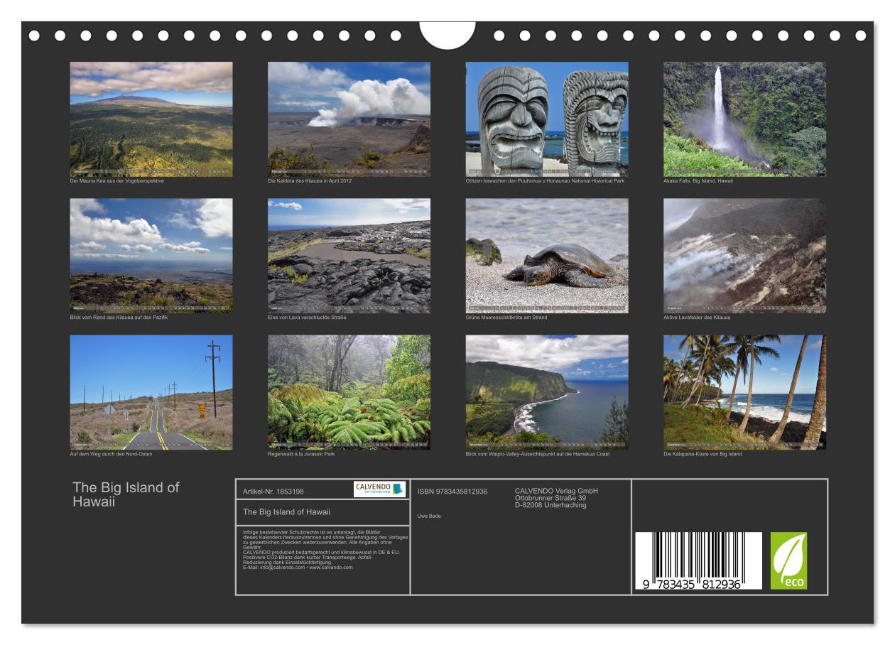 Bild: 9783435812936 | The Big Island of Hawaii (Wandkalender 2025 DIN A4 quer), CALVENDO...