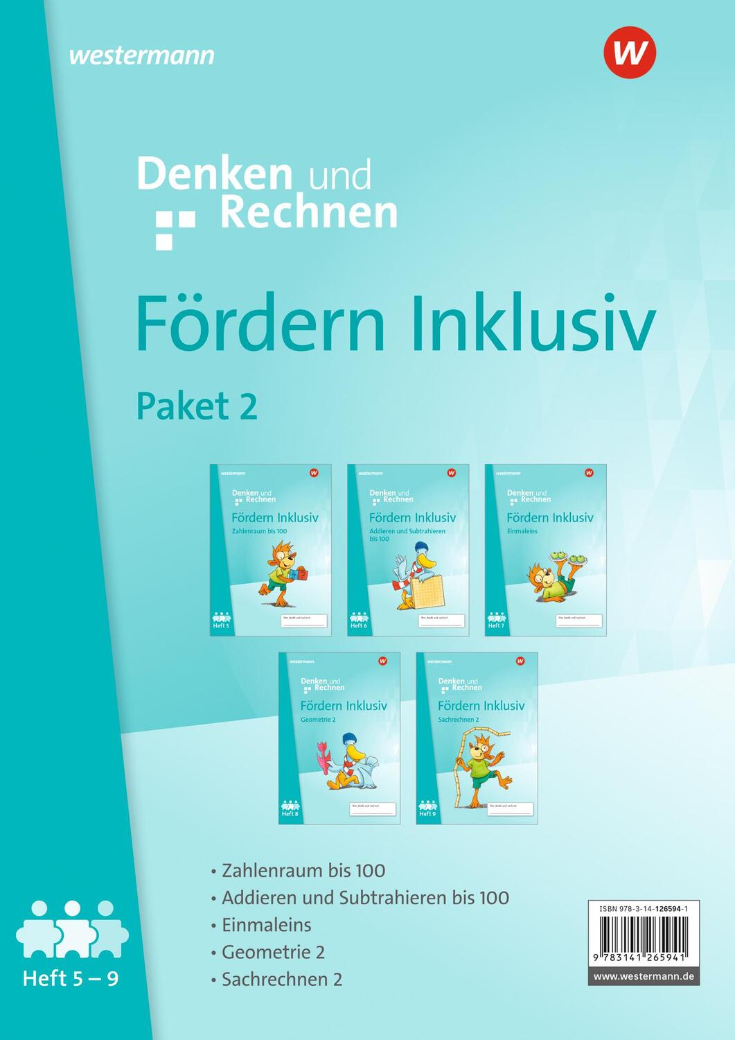 Cover: 9783141265941 | Fördern Inklusiv. Hefte 5-9 im Paket Denken und Rechnen Ausgabe 2024