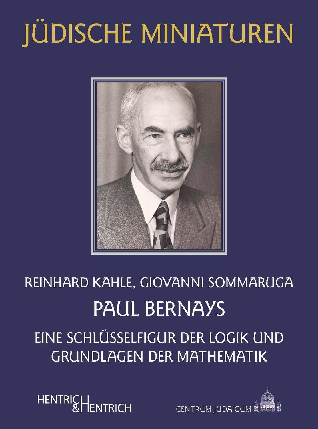 Cover: 9783955655983 | Paul Bernays | Reinhard Kahle (u. a.) | Taschenbuch | 94 S. | Deutsch