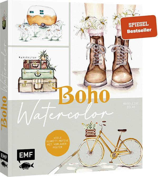 Cover: 9783745916089 | Boho Watercolor | Madeleine Zülke | Buch | Deutsch | 2023