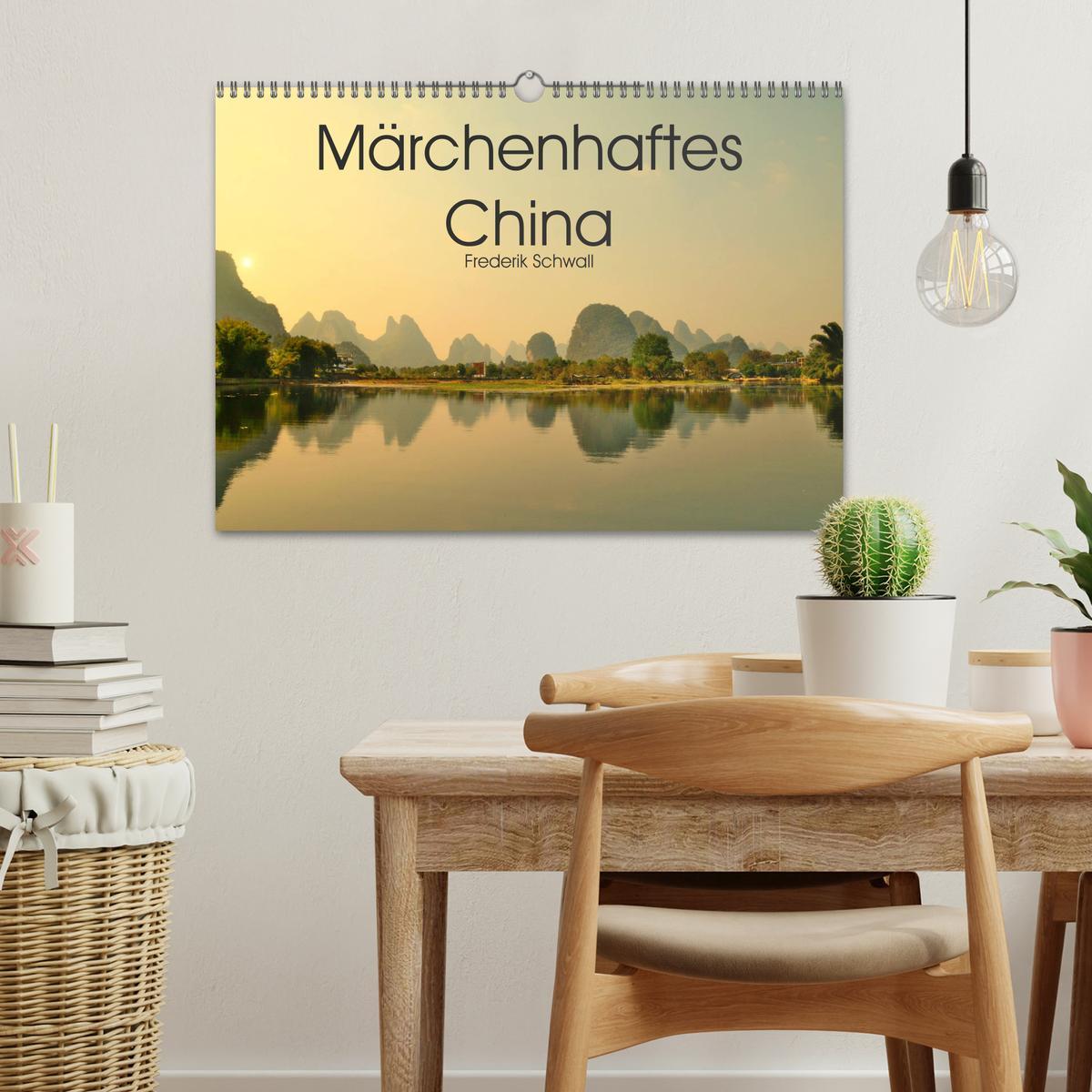 Bild: 9783435126897 | Märchenhaftes China (Wandkalender 2025 DIN A3 quer), CALVENDO...