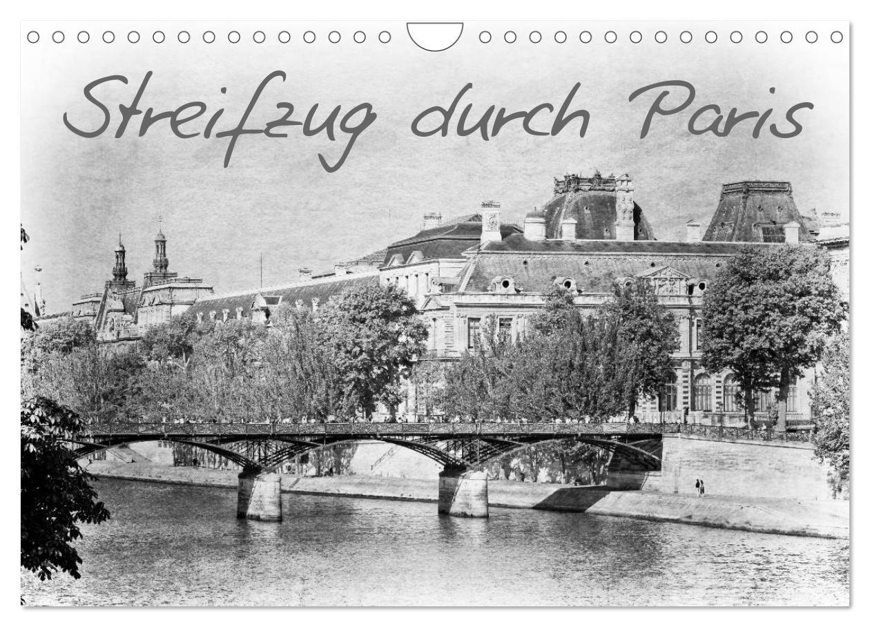 Cover: 9783435656950 | Streifzug durch Paris (Wandkalender 2025 DIN A4 quer), CALVENDO...