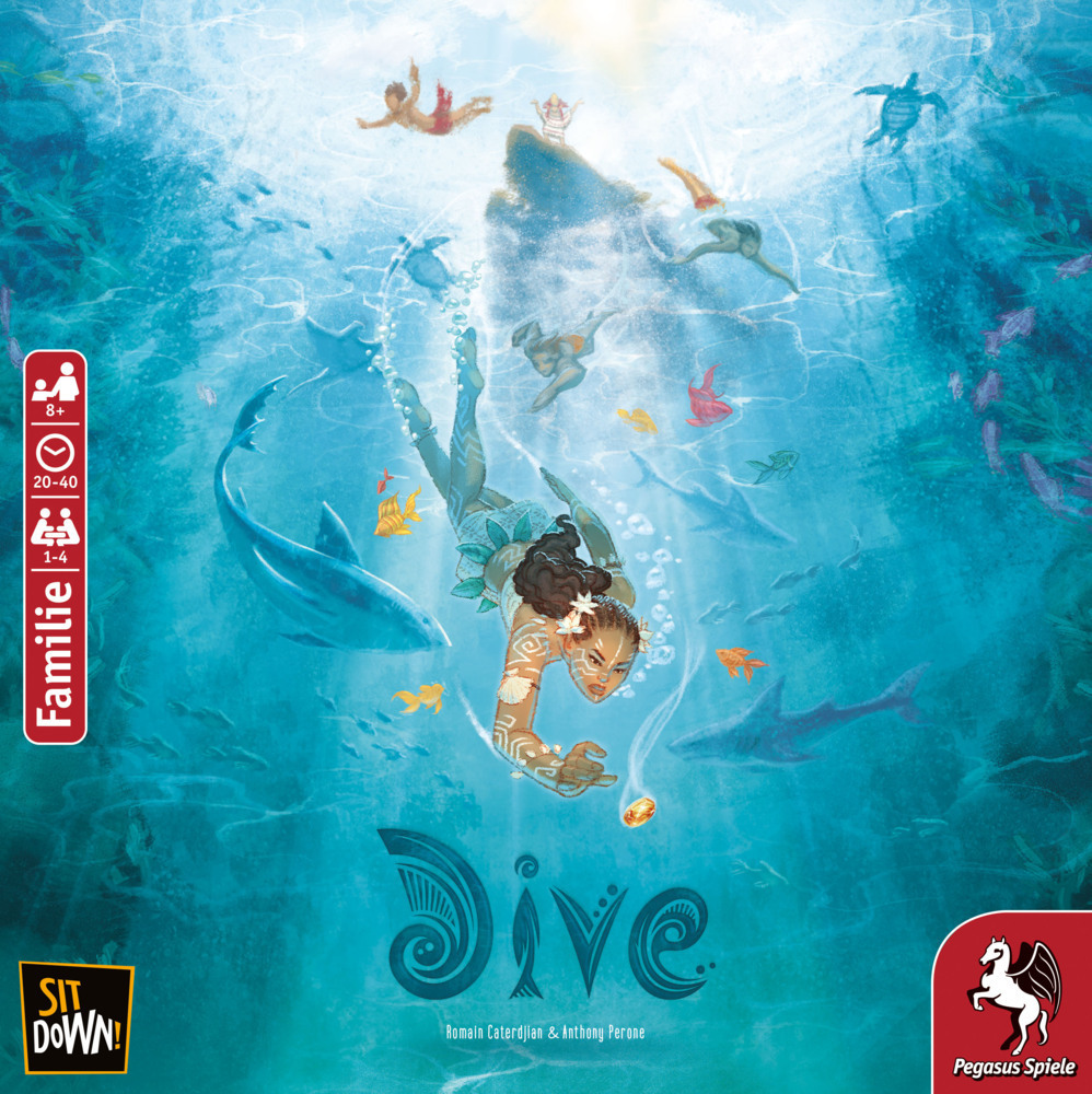 Cover: 4250231728709 | Dive (Spiel) | Romain Caterdijan (u. a.) | Spiel | In Spielebox | 2021